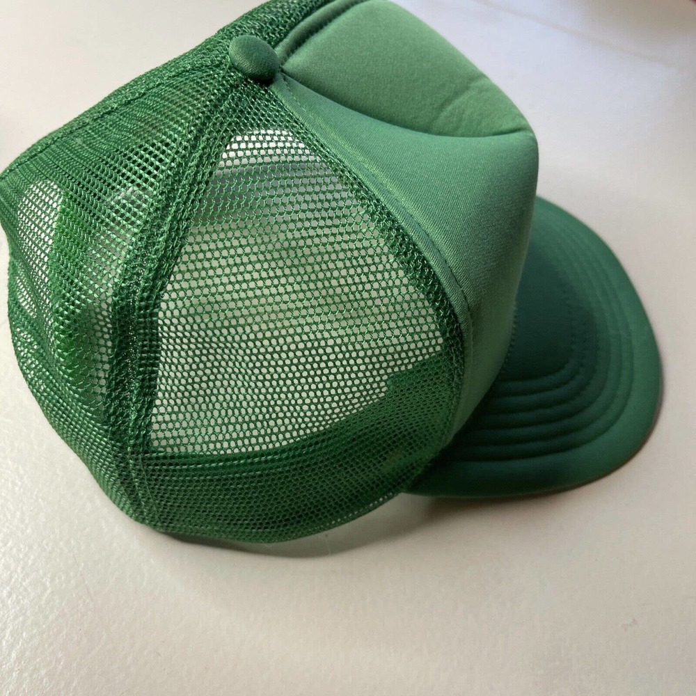 John Deere Mesh Snap Patch Trucker Hat Foam Rope Swingster Green VTG - Picture 12 of 12